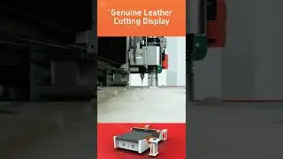 PU leather - Leather and fur industry CNC cutting machine