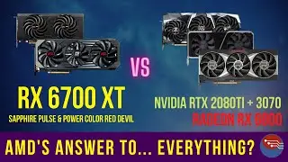 RX 6700 XT Vs 3070, RX 6800 & 2080 Ti - Powercolor Red Devil & Sapphire Pulse