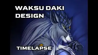 Waksu Dakimakura design - Timelapse