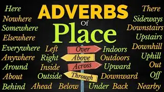 Adverbs of Place || Learn to describe where an action happens || Lesson #66