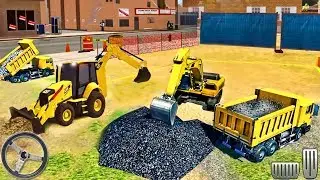 Mega Road Builder Highway - Heavy Excavator Construction Simulator - Android GamePlay