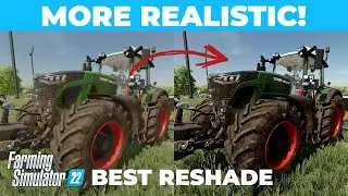 Realistic! Best Reshade Shader for Farming Simulator 22 4k