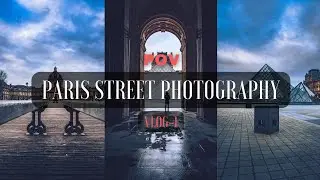 Epic Street Photography in Paris, Louvre Pyramid! POV Vlog 1(GoPro)