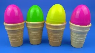 Сюрприз Мороженое Игрушки Киндер Челлендж Ice Cream Surprise Challenge Kinder Toys
