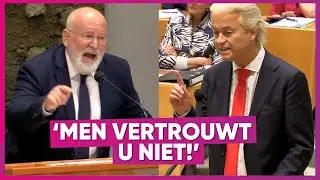 Geert Wilders maakt Frans Timmermans woest