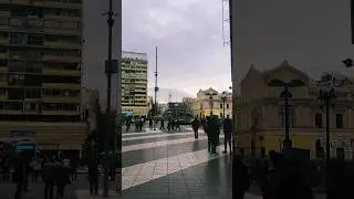 Una Tarde en Ahumada #santiagocentro #chile 🌎🥶☁️☁️