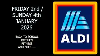 Aldi Special Buys Friday 2nd / Sunday 4th January 2026