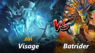 How to Visage mid vs Batrider (feat. zai) | First 10 minutes