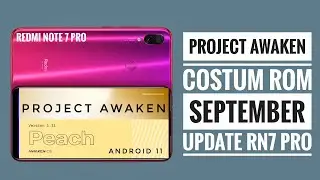 Project Awaken v1.11 Peach Redmi Note 7 Pro Android 11