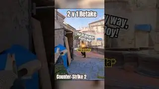 #CS2 Inferno 2 vs 1 retake B Site