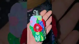 Custom-made Lighter Case|Air Dry Clay|I.R.A.P|#clayart #clay #claycraft #shorts