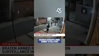 Neighbor interrupts armed robbery in Fells Point