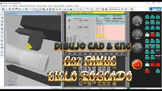 G92 Ciclo de roscado controlador Fanuc