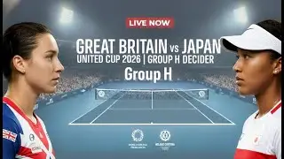 🎾 Great Britain vs Japan LIVE | United Cup 2026 | Raducanu vs Osaka