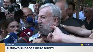 Taranto. Il nuovo Sindaco e' Piero Bitetti