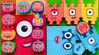 Meet Numberblocks NEW 2100 Puzzle Tetris Shape| ASMR chirping of birds