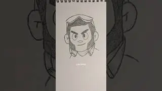 How to draw Brock | Brawl Stars #brock #brawlstars #shorts #drawing