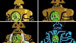 🇧🇷 todas as transformações do Contra Tempo - Ben 10 (Dublado)