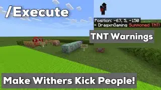Minecraft Bedrock: How To Use The Execute Command | Plus TNT Logging & Kicking Players