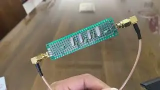 NanoVNA Dislord FW Test DIY Crystal Filter