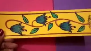 Elegant and decorative bluebell bookmark. Series-I Bookmarks.