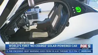 San Diego-Based Company Unveils Solar-Powered Car