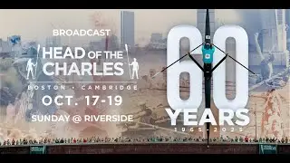 Sunday @ Riverside: HOCR60 2025 Head Of The Charles Regatta - Broadcast on The Rowing Channel