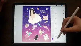 TIPOS DE DESENFOQUE EN PROCREATE- Primeros pasos en Procreate