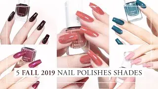 Top 5 Autumn Nail Polishes | Kia-Charlotta