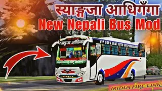 Finally Release Syanja Adhiganga Nepali Viral Bus Mod In Bus Simulator indonesia  New Nepali Bus 