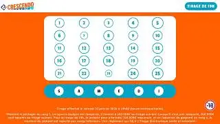 Tirage Crescendo du 10 Janvier 2026 - Tirage de 19h - R&eacute;sultat officiel - FDJ