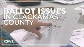 Clackamas County hand counting votes after issues with ballots