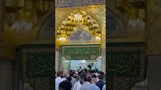 Imam Husain (a.s.) shrine entrance - Stock Video - Free to use