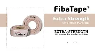 FibaTape&reg; Extra Strength Drywall Tape - How-to Install
