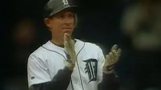 Alan Trammell gets his final hit in the Majors