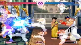 team dhalsim vs team ryu 😱 WHO Controls the Arena?! | Street Fighter II 🔥 #StreetFighter #Arcade