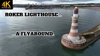 Roker Lighthouse - A short 4K closeup...