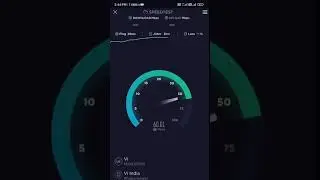 Gaming Speed Test on Vi India Mobile network | #Vi India #giganet #speedtest #gaming speed #shorts