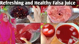 Refreshing and healthy falsa juice recipe| Summer special falsa sharbat recipe|