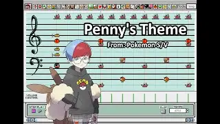 Penny's Theme - Pokemon SV [Super Mario Paint Cover]