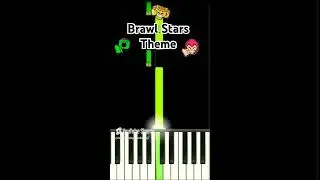 Brawl Stars Theme - EASY Piano Tutorial For beginners #shorts #piano #brawlstars #tutorial
