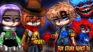 Реакция &laquo;Истории игрушек&raquo; на Энди в роли игрока | Poppy Playtime, глава 4 | Gacha реакция