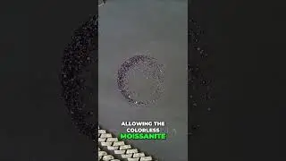 Moissanite Sorting: Watch Stunning Gems Get Separated! #shorts