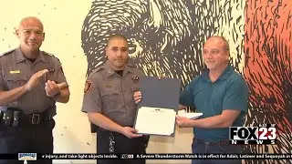 Video: Crime Stoppers: Tulsa County deputy recognized as 'Hero of the Day' following life-saving