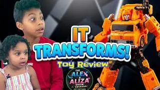 The Alex and Aliza Show: Episode 2-- Transformers Toy Review and The Little Mermaid Trailer Review