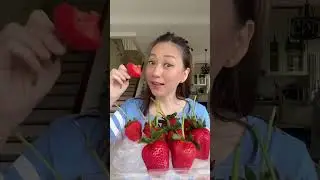 nanakoot | Pilih Strawberry Korea apa Amrik? Sama2 gedenya .. beda harga #nanakoot #shorts