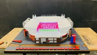 Building a Stunning Scale Model of Old Trafford Stadium | #manchesterunited #3dprinted