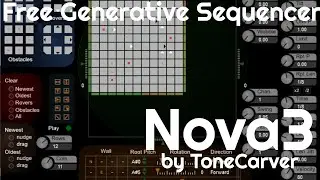 Free Generative Sequencer - Nova3 by ToneCarver (No Talking)
