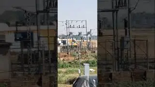 #train#music EMU local train crossing💞❣️ nearest my Home
