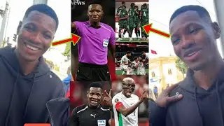 Ghanaian Referee Who Officiated Nigeria vs Morocco Match Happily Speaks As Nigerians Cur$es Him